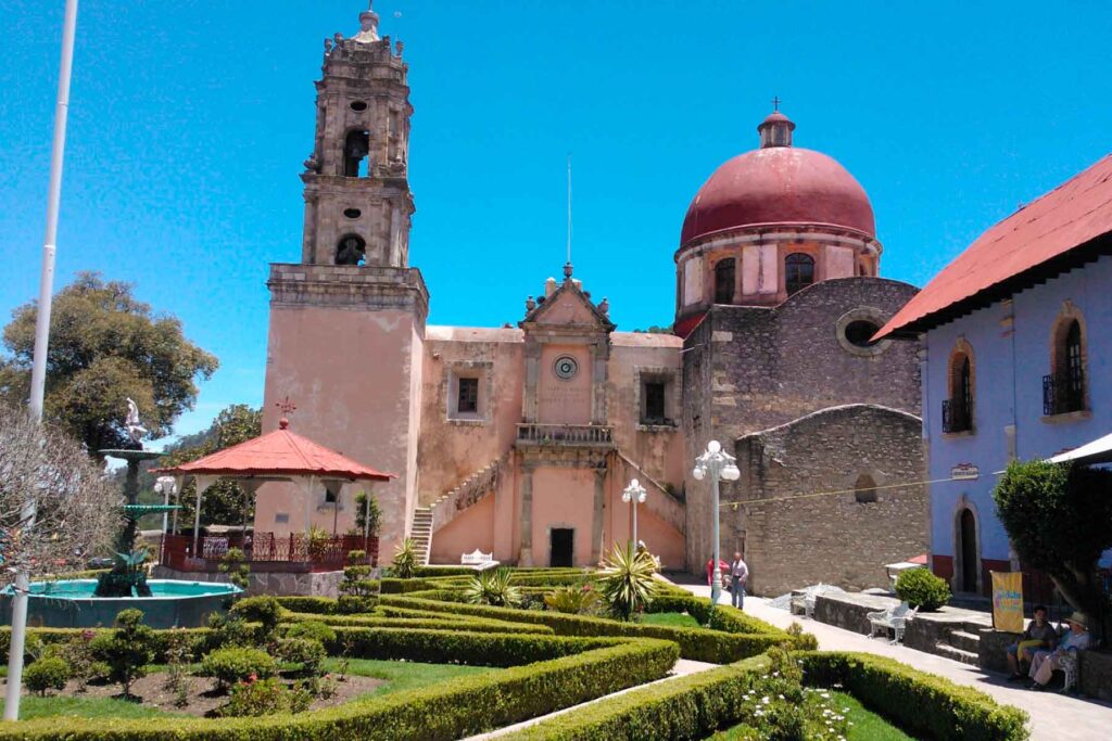 Iglesia de la Purísima Concepción en Mineral del Chico, Hidalgo.