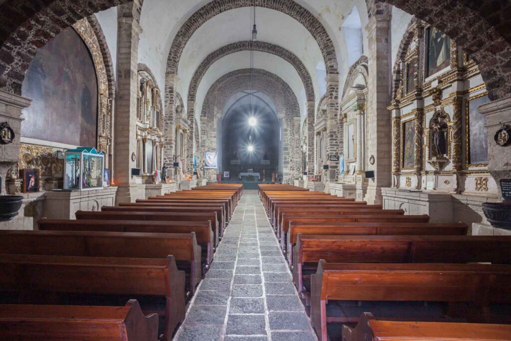 Iglesia de San Juan Bautista en Huasca de Ocampo