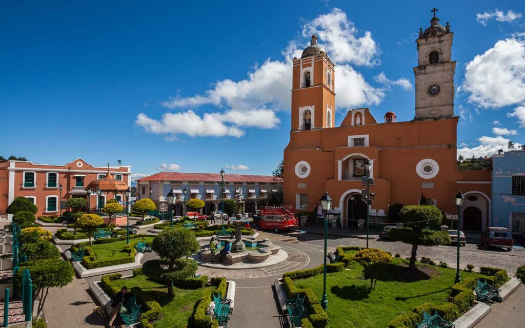 Plaza principal de Real del Monte